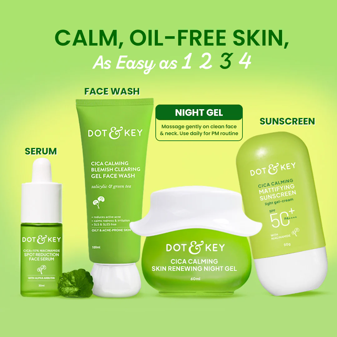 Cica Calming Night Gel (Niacinamide + Green Tea) - Image 6