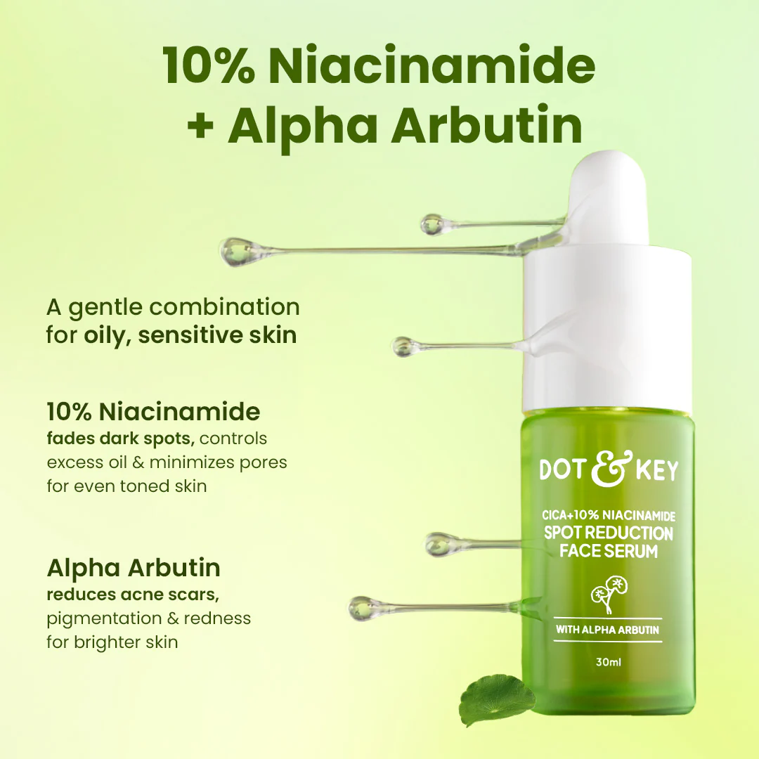 Cica + 10% Niacinamide Face Serum for Oily Skin - Image 3