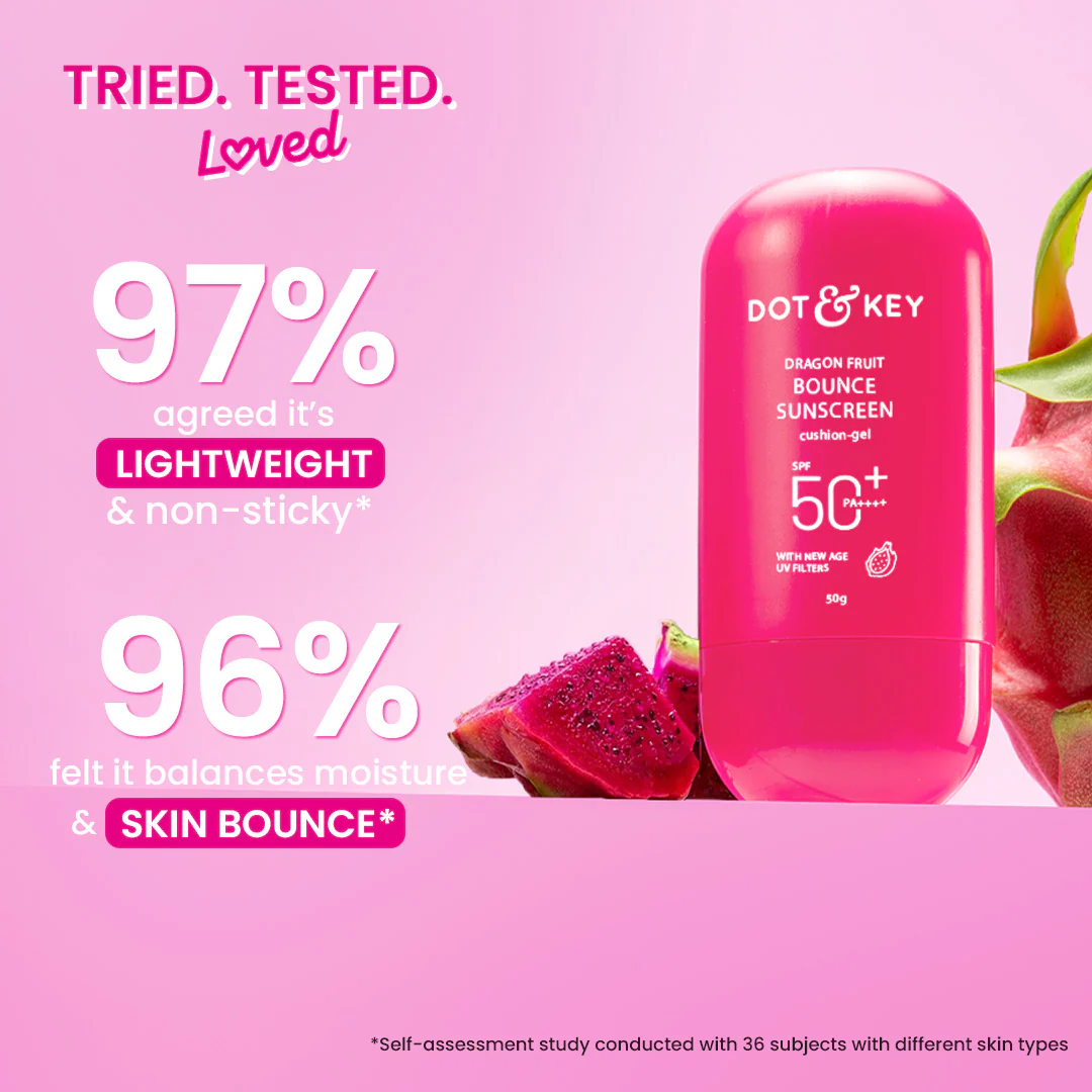 Dot & Key Dragon Fruit Bounce Sunscreen In-Vivo Tested SPF 50+ PA++++ - Image 9