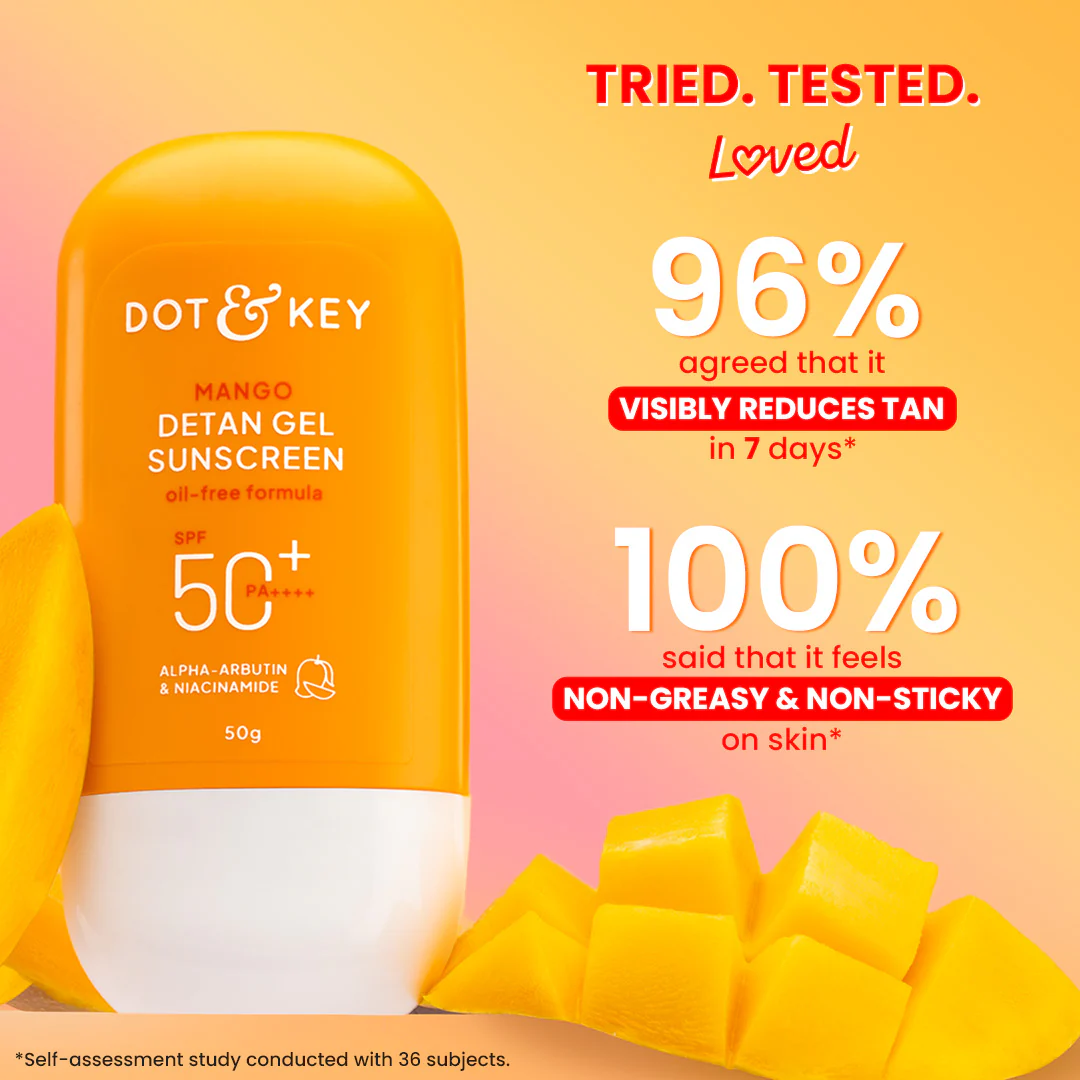 Mango Detan Sunscreen, In-Vivo Tested SPF 50+ PA++++ - Image 2