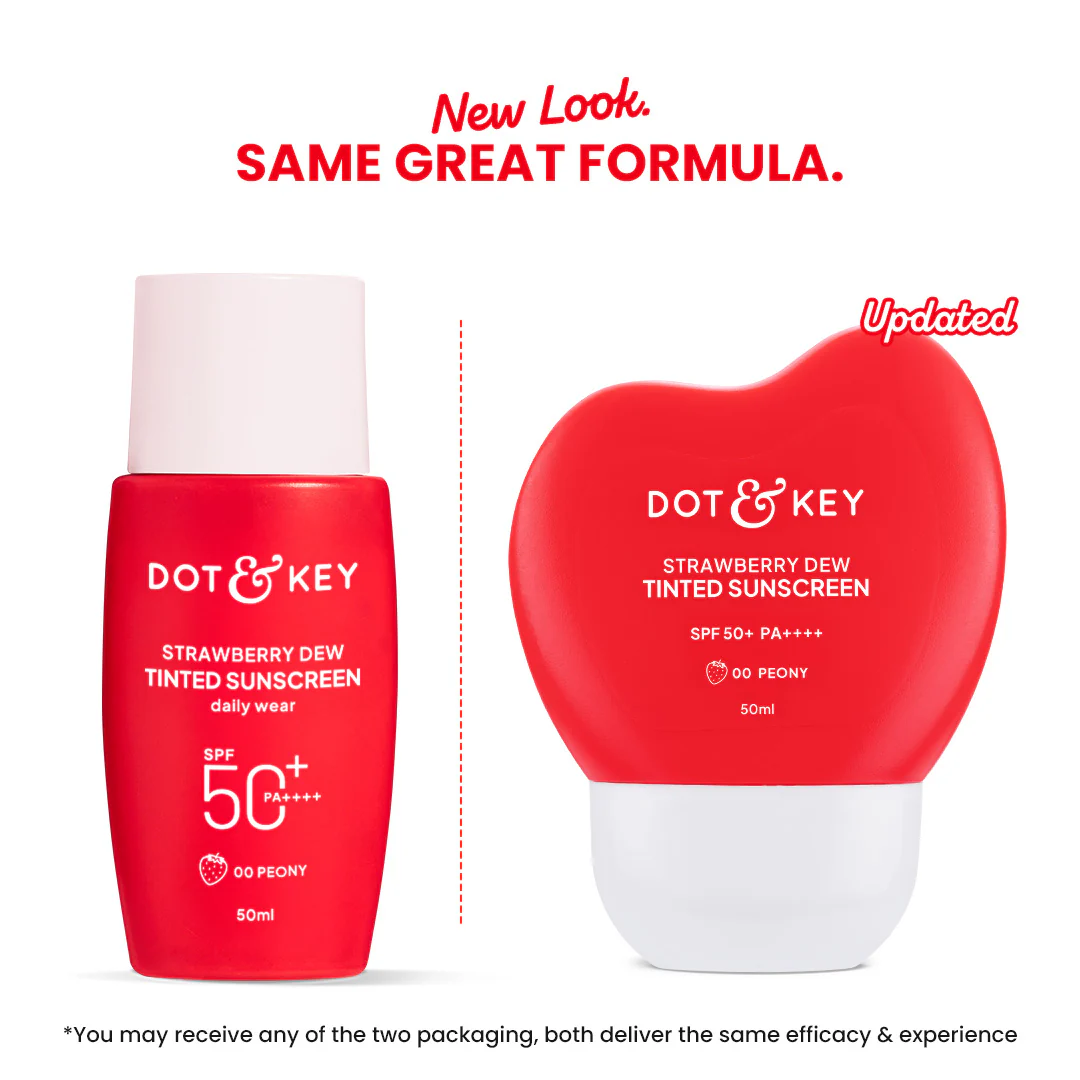 Strawberry Dew Tinted Sunscreen, In-Vivo Tested SPF 50+ PA++++ - Image 2