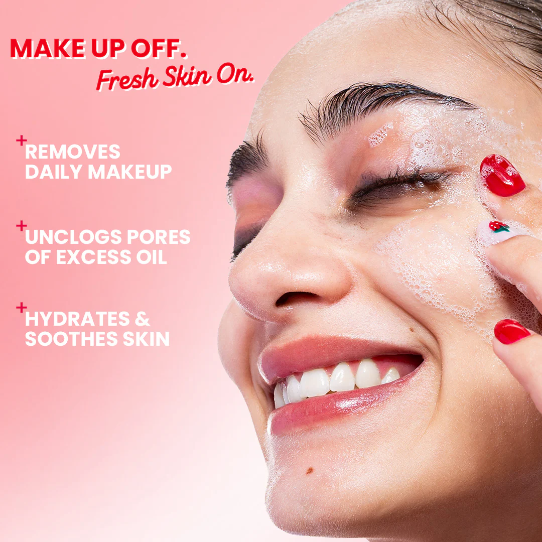 Strawberry Dew Micellar Face Wash - Image 4