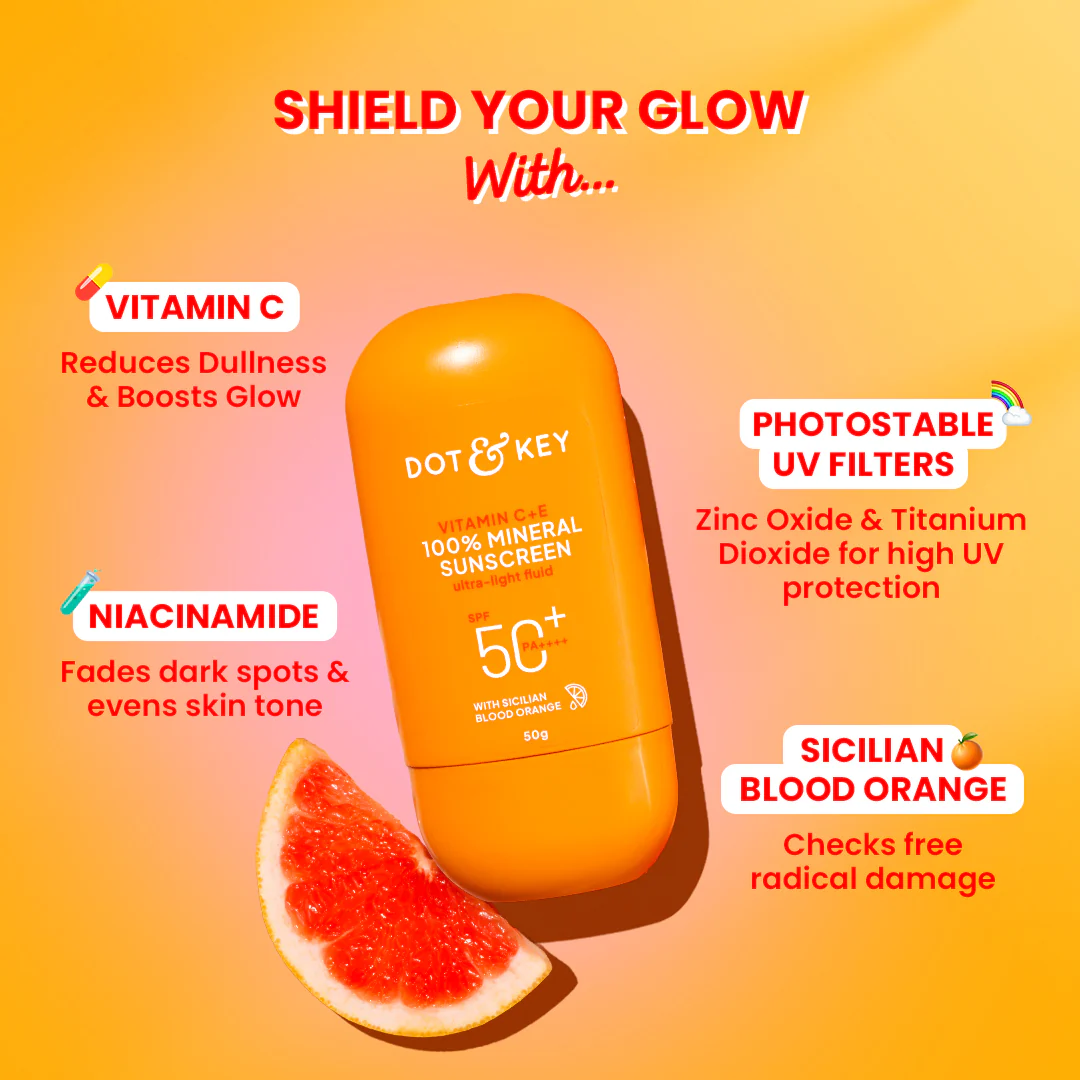 Vitamin C + E 100% Mineral Sunscreen IN-VIVO tested SPF 50+, PA++++ - Image 4