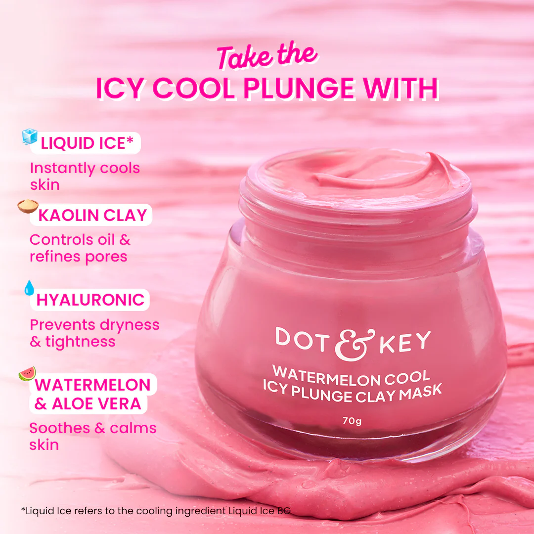 Watermelon Cool Icy Plunge Clay Mask - Image 3
