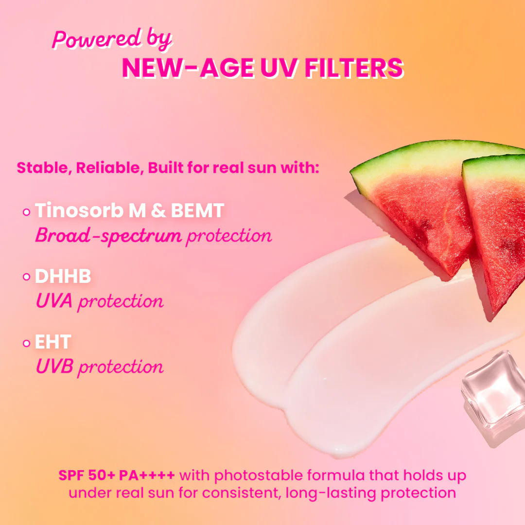 Watermelon Cooling Sunscreen, IN-VIVO Tested SPF 50+ PA++++ - Image 2